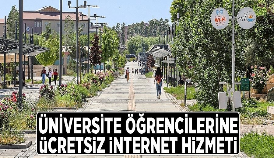 Üniversite öğrencilerine ücretsiz internet hizmeti