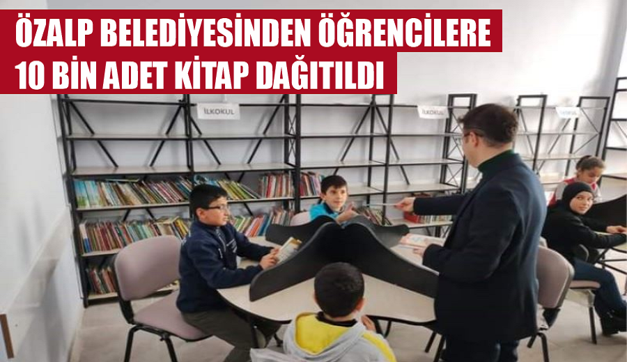 Özalp Belediyesinden öğrencilere 10 bin adet kitap dağıtıldı