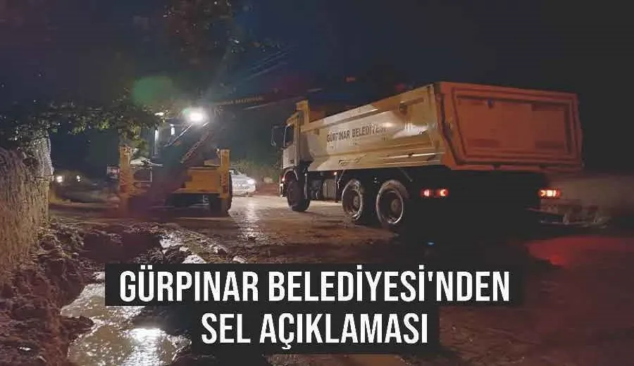 Gürpınar Belediyesi selden zarar gören mahallerde çalışmalarını sürdürüyor