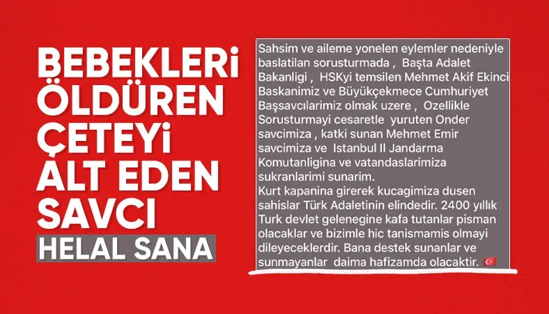 Yenidoğan çetesinin tehdit ettiği savcı: Kurt kapanına girdiniz, kucağımıza düştünüz