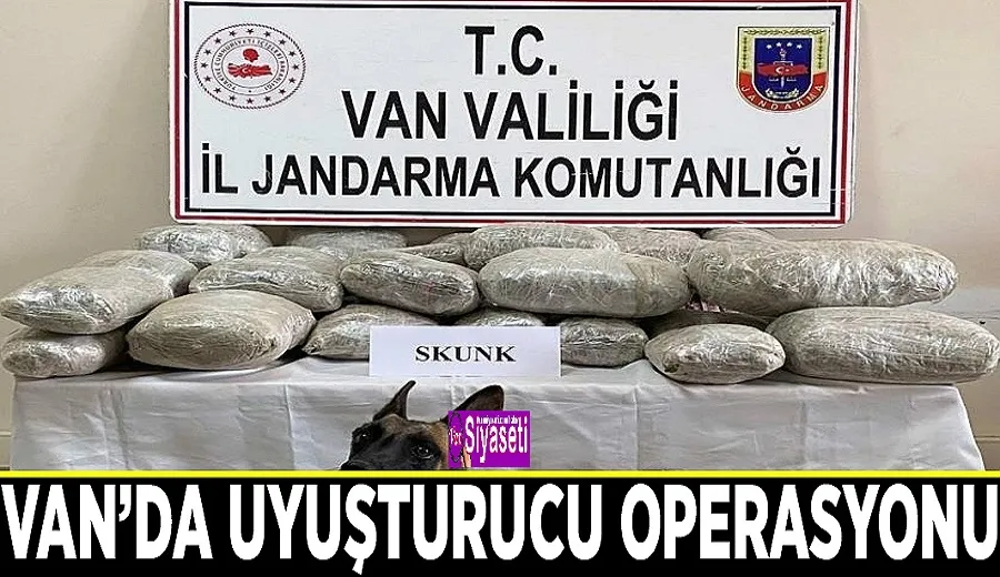 Van’da uyuşturucu operasyonu