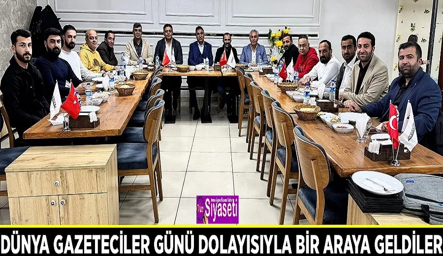 Dünya Gazeteciler günü dolayısıyla bir araya geldiler