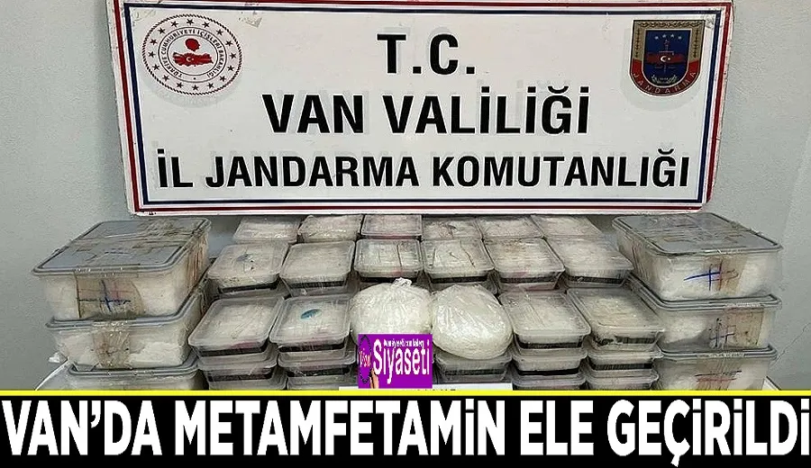 Van’da metamfetamin ele geçirildi