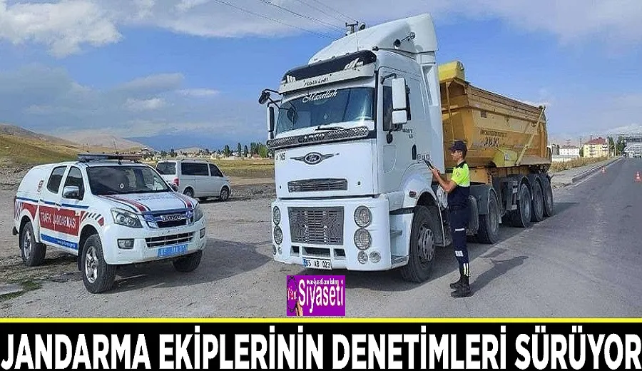 Jandarma ekiplerinin denetimleri sürüyor