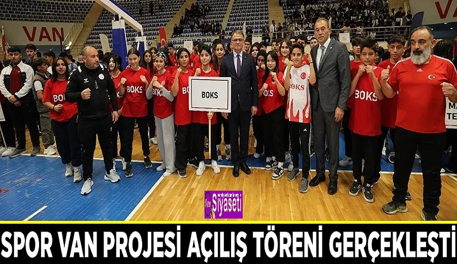 Spor Van Projesi açılış töreni gerçekleşti