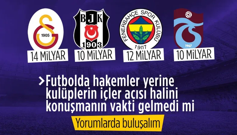 4 büyüklerin borcu belli oldu: 50 milyar TL