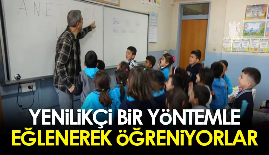 Yenilikçi bir yöntemle eğlenerek öğreniyorlar