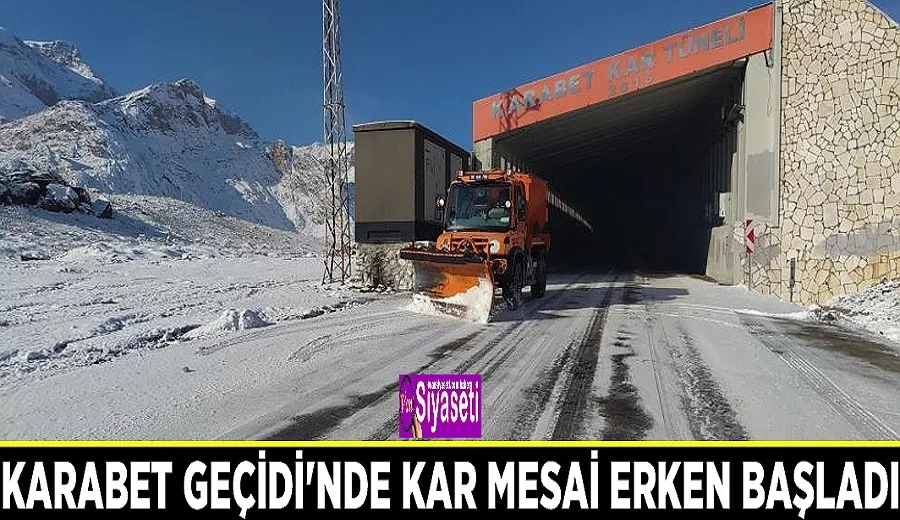 3 bin rakımlı Karabet Geçidi