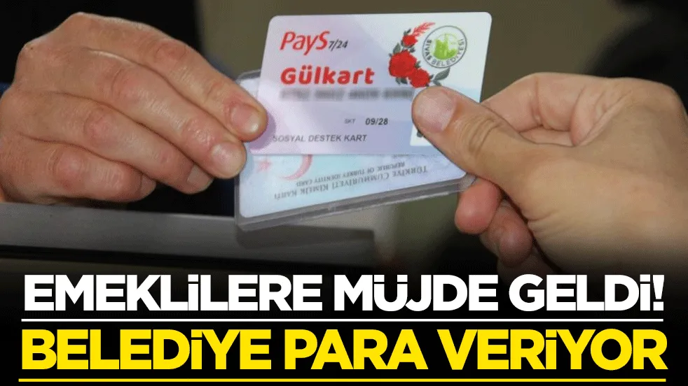 Emeklilere müjde geldi! Belediye para veriyor