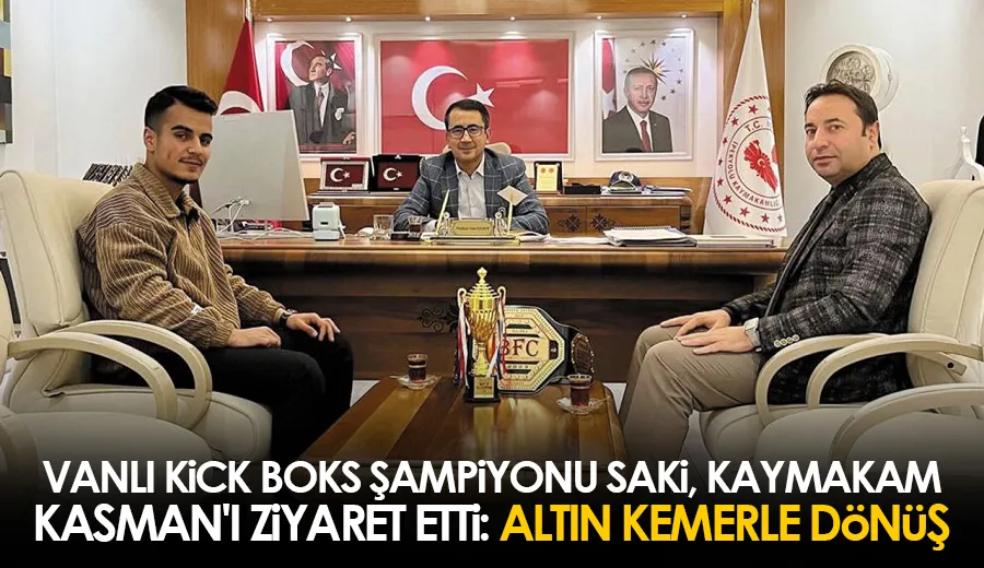 Vanlı Kick Boks Şampiyonu Saki, Kaymakam Kasman