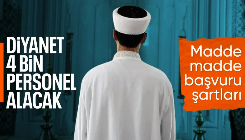 Diyanet İşleri Başkanlığı 4 bin personel alımı yapacak