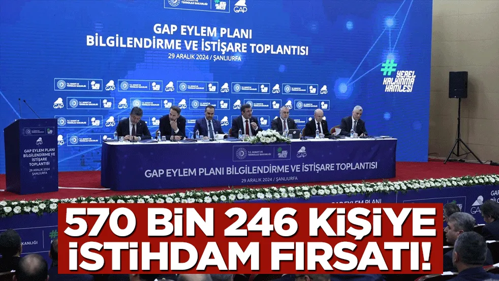 Müjde böyle duyuruldu: 570 bin 246 kişiye istihdam fırsatı!