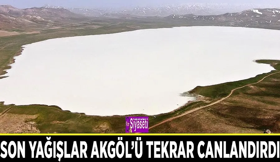 Son yağışlar Akgöl’ü tekrar canlandırdı