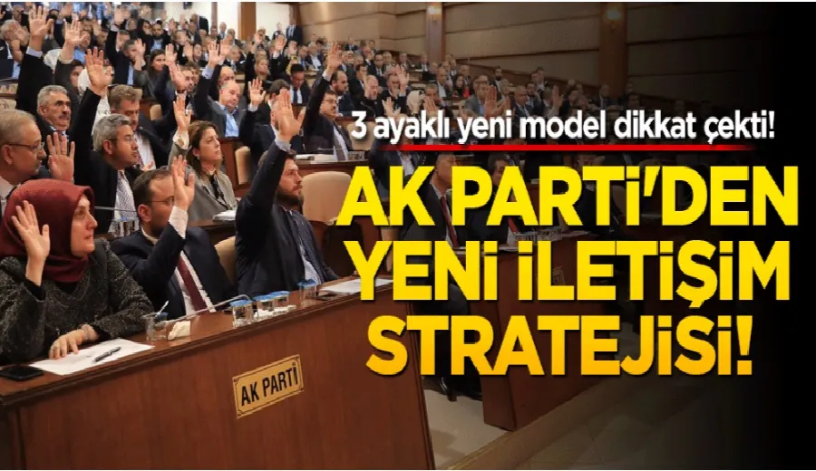 3 ayaklı yeni model dikkat çekti! AK Parti