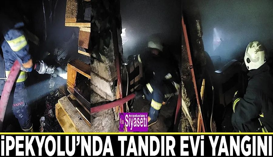 İpekyolu’nda tandır evi yangını