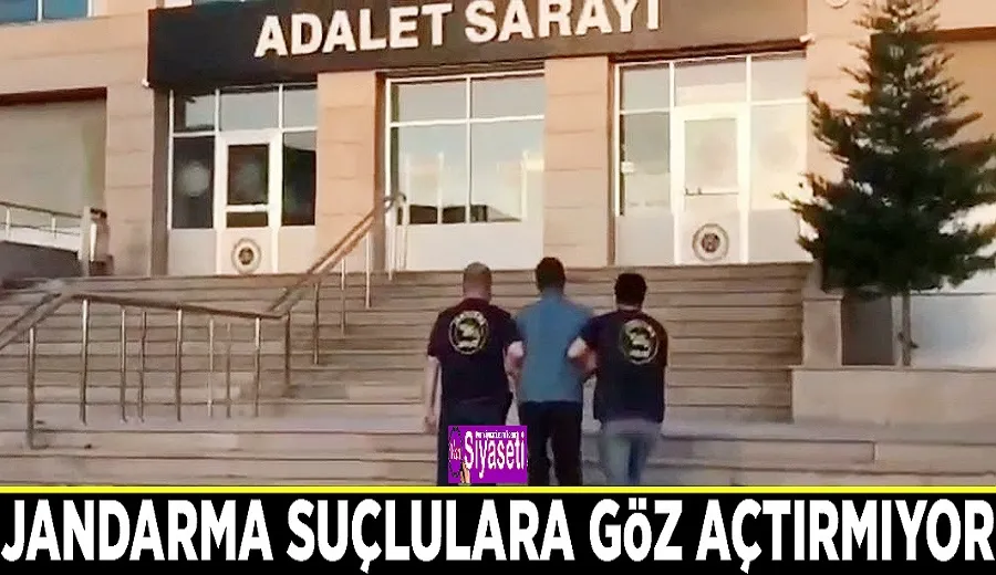 Jandarma suçlulara göz açtırmıyor