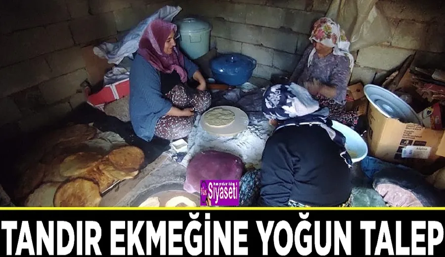 Tandır ekmeğine yoğun talep