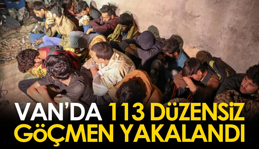 Van’da 113 düzensiz göçmen yakalandı