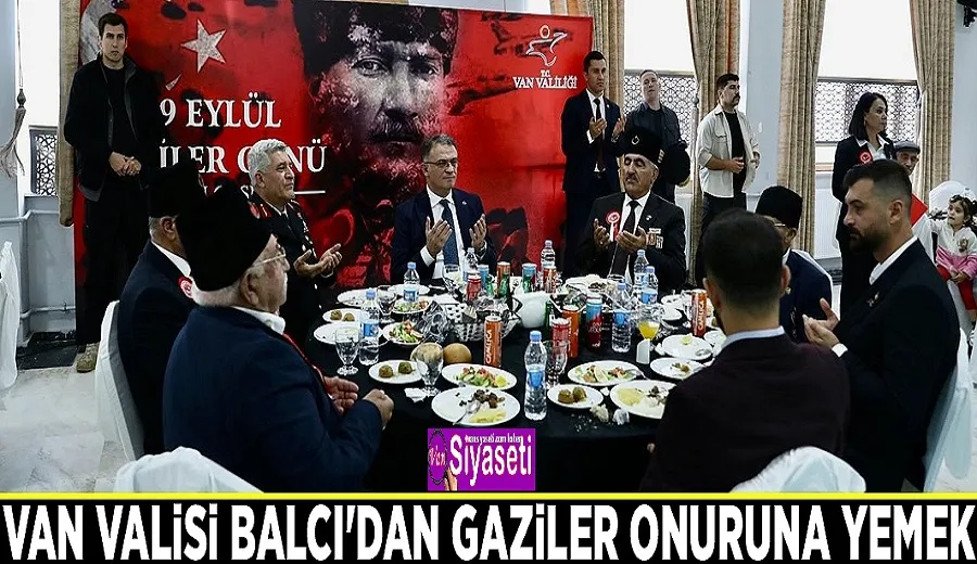 Vali Balcı’dan gaziler onuruna yemek