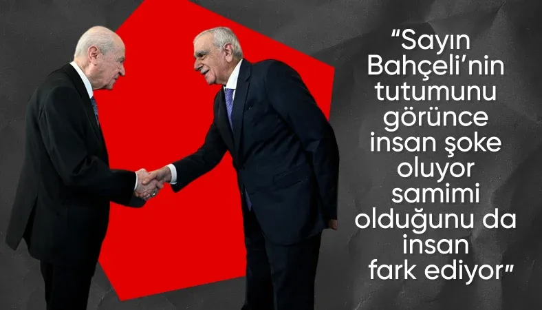 Ahmet Türk, tarihi Devlet Bahçeli ziyaretini anlattı