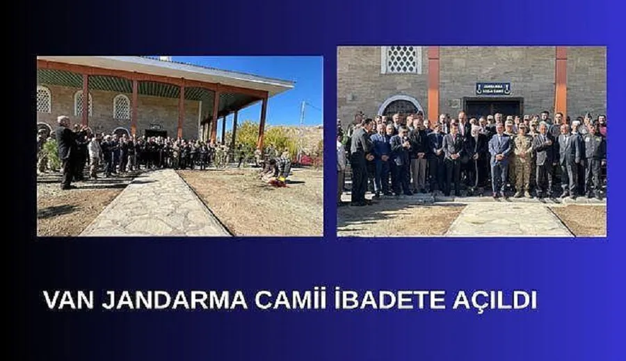 Van Jandarma Camii ibadete açıldı