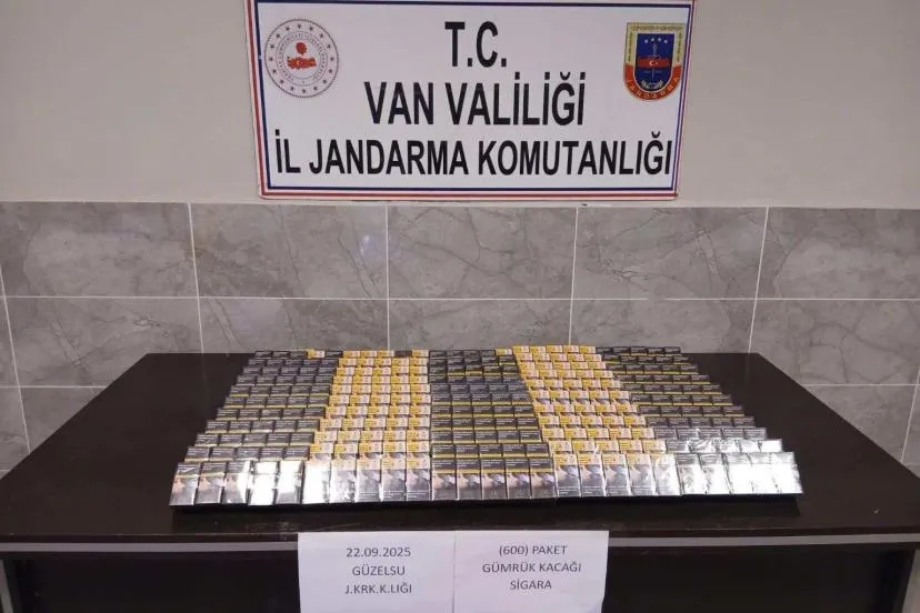Van’da kaçak sigara ve malzeme ele geçirildi