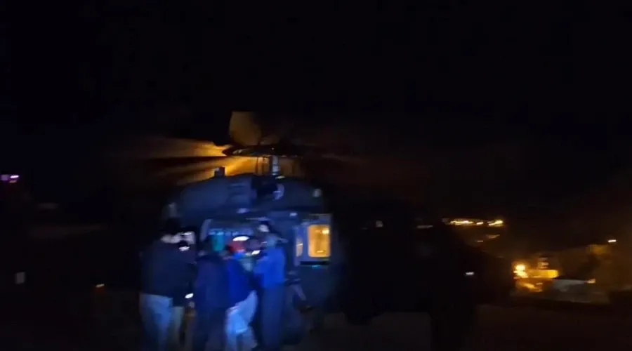 Jandarma Helikopteriyle Kritik Tahliye: Bahçesaray’da Genç Adamı Beyin Kanamasından Kurtaran Operasyon