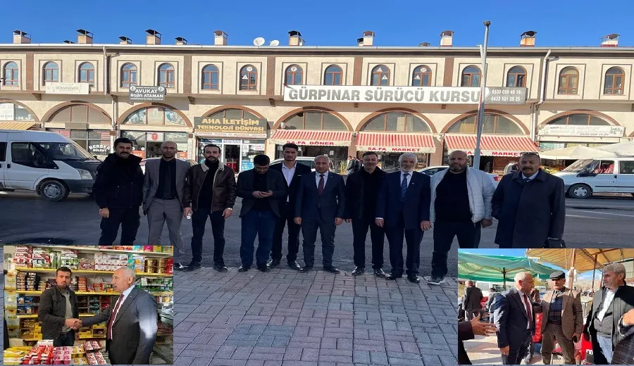 MHP Van İl Başkanı Güngöralp, Gürpınar esnaflarını ziyaret etti