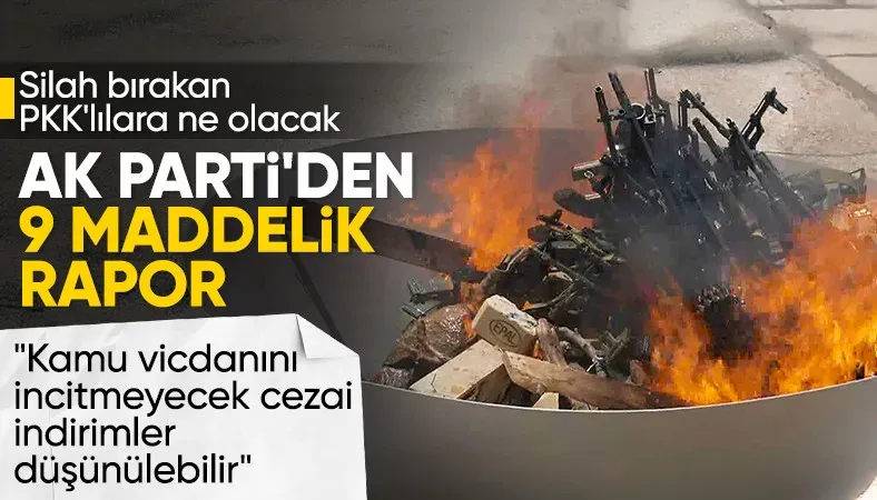 AK Parti 9 bölümden oluşan raporunu Terörsüz Türkiye komisyonuna sunacak