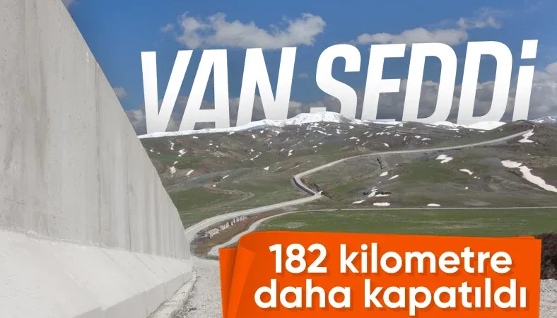 Sınır hattında 182 kilometre duvar yapıldı