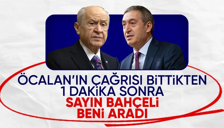 Tuncer Bakırhan, İmralı çağrısının ardından Devlet Bahçeli ile görüşmesini anlattı