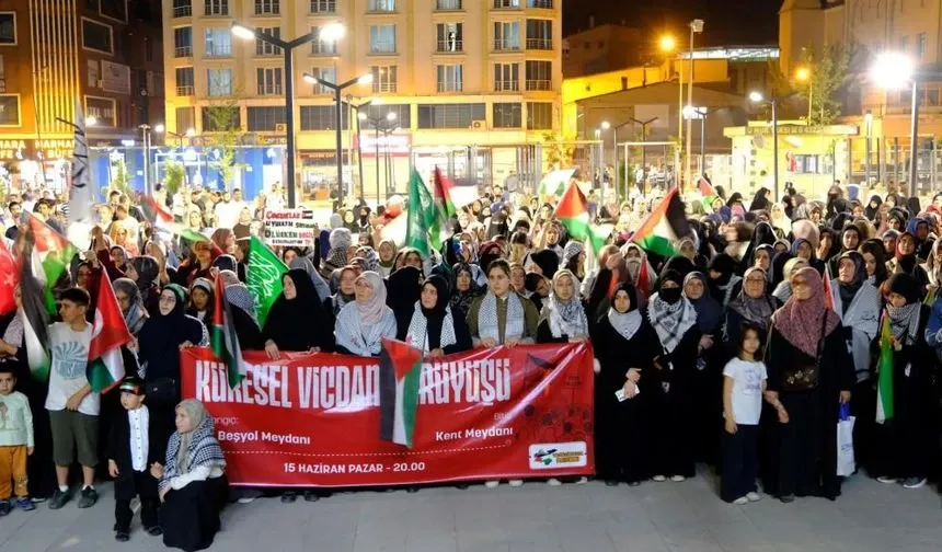 Van’da Gazze İçin Yürüyüş: “Vicdan İntifadası Başarıya Ulaşacak”