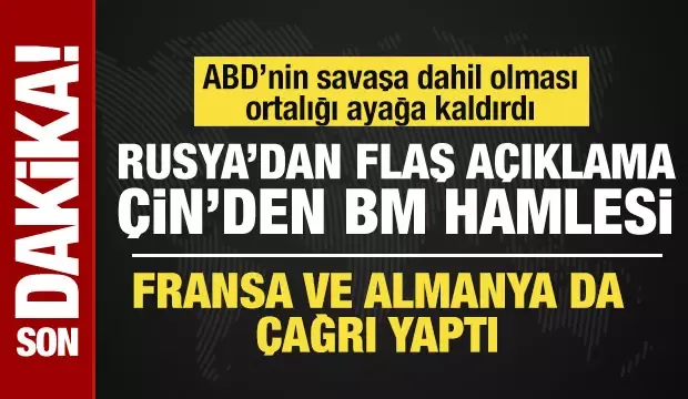 Uluslararası kamuoyundan İsrail-İran savaşı açıklaması!