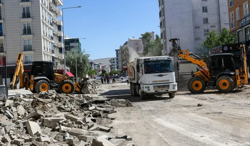 Eski Cezaevi Caddesi’nde Kapsamlı Yenileme Çalışması