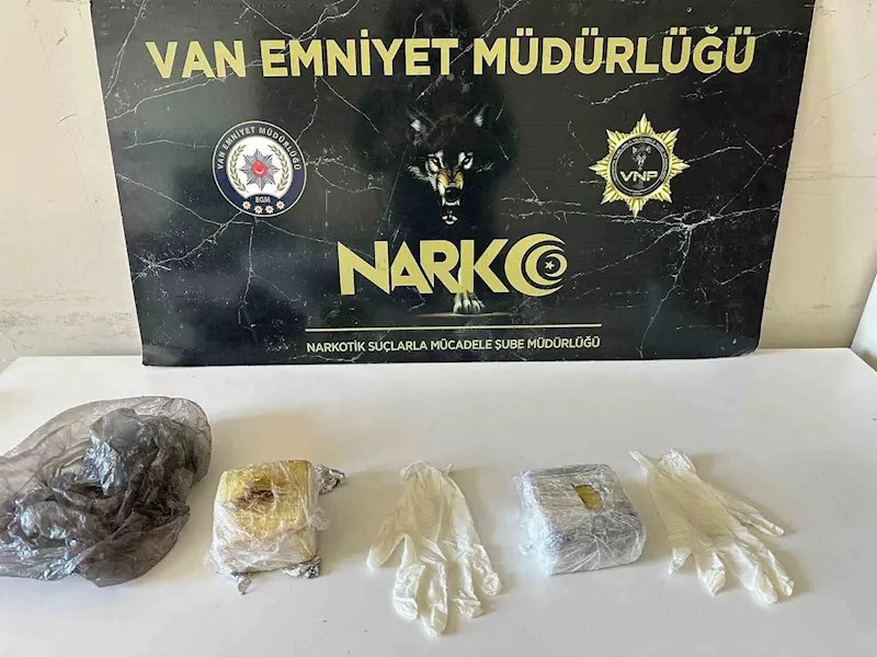Van’da 2 kilo 557 gram uyuşturucu ele geçirildi