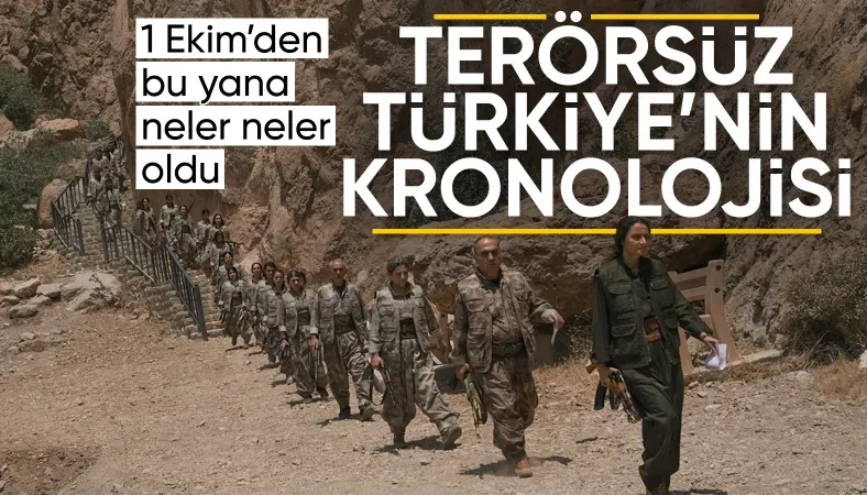 PKK silah bıraktı: Adım adım terörsüz Türkiye