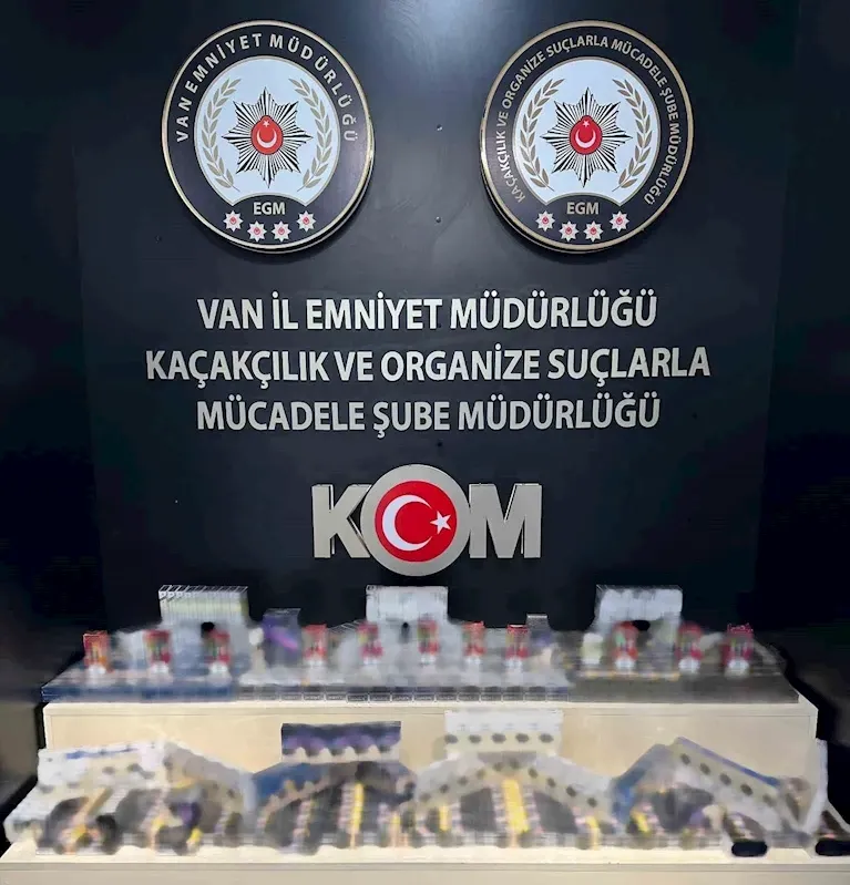 Van’da gümrük kaçağı malzemeleri ele geçirildi