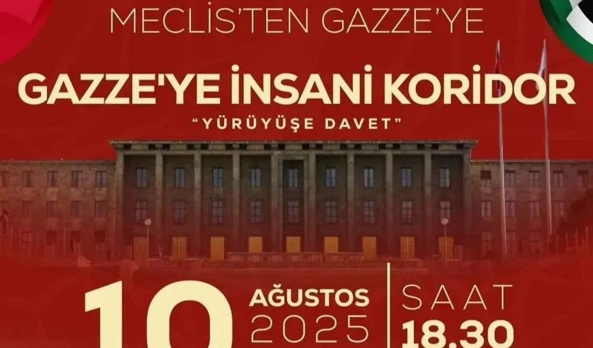 Van’dan Ankara’ya Gazze için yürüyüş! İnsani koridor istiyoruz