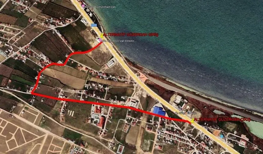 Van- Edremit Yolu Trafiğe Kapatılıyor