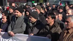 Van'da Filistin'e Destek: 