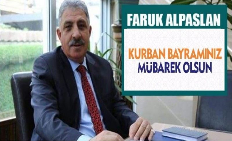 Faruk Alpaslan: “Dünyada İnsan Kanı Değil, Kurban Kanı Aksın”