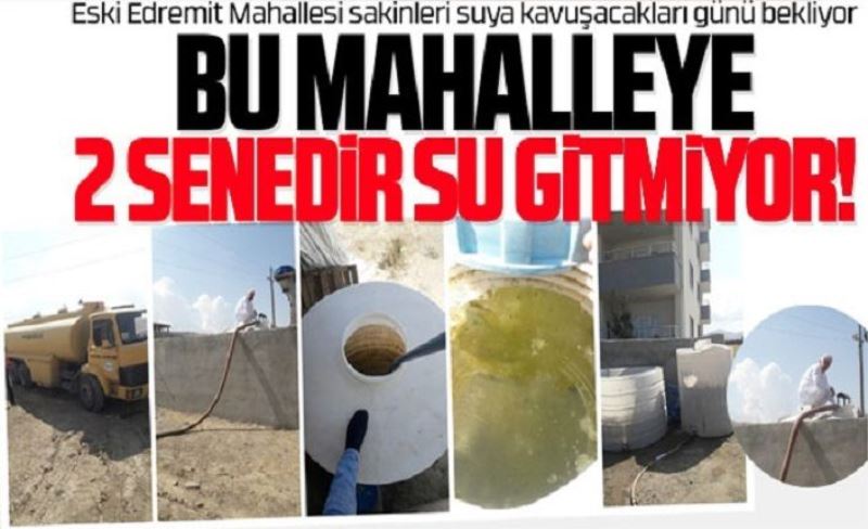 Van’da bu mahalleye 2 yıldır su gitmiyor!