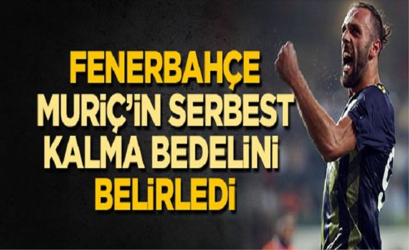 Vedat Muriç'in serbest kalma bedeli belli oldu