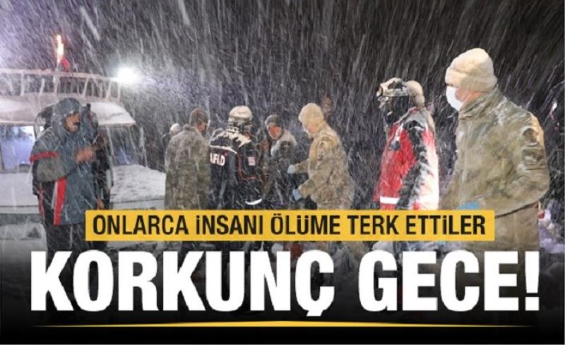 Van Gölü kıyısında korkunç gece! 48 kişiyi ölüme terk ettiler