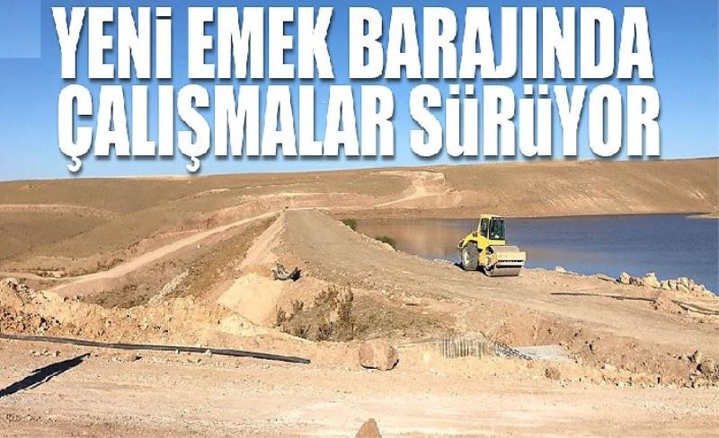 Özalp ilçesinde baraj çalışması sürüyor