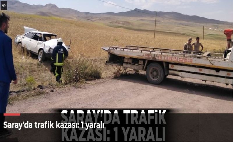 Saray'da trafik kazası: 1 yaralı