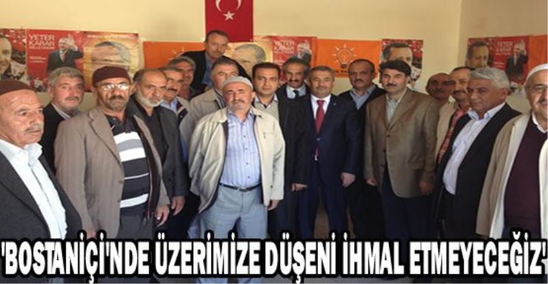 AKP Van İl Teşkilatı Bostaniçi Beldesini ziyaret etti