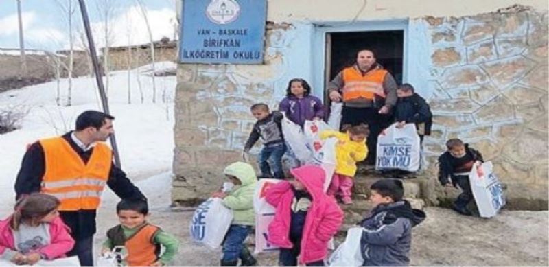 Öğrencilere Kimse Yok Mu Derneği yardım etti