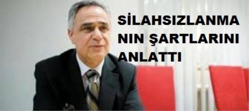 Remzi Kartal PKK’nin nasıl silah bırakacağını anlattı